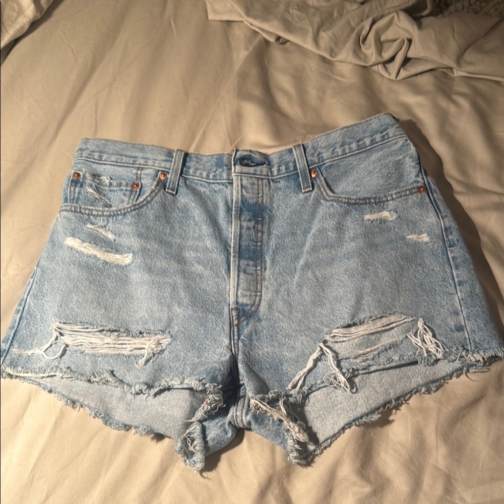 Women’s Levi’s 501 denim cutoff shorts